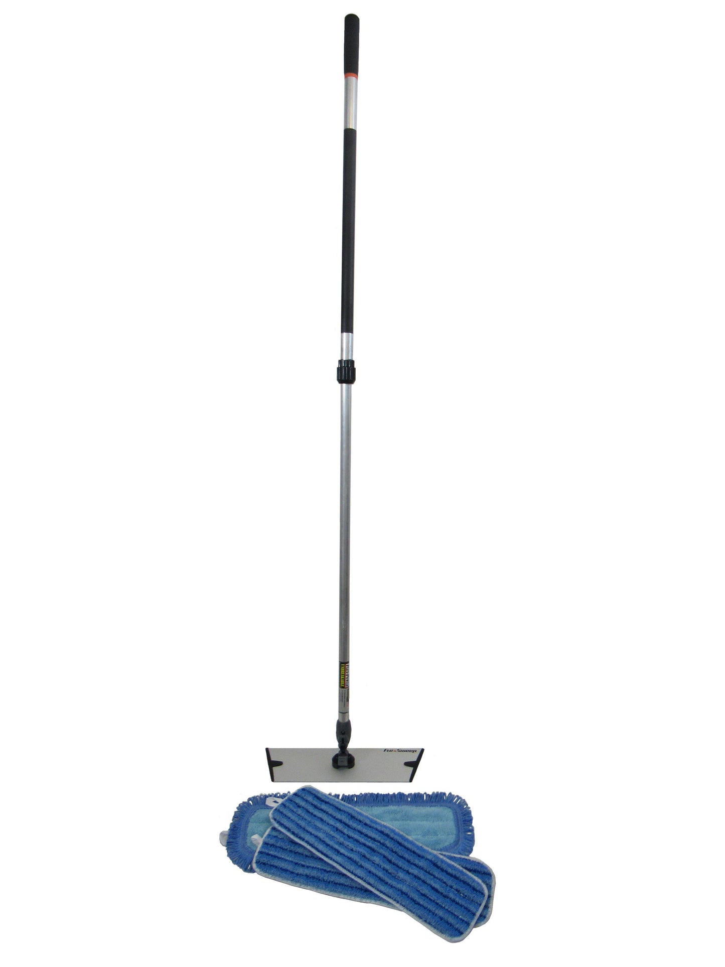 Easy-Clean™ Snap-On™ 18" Flat Mop Set with Aero-Aluminum Adjustable Handle (4 Pack)