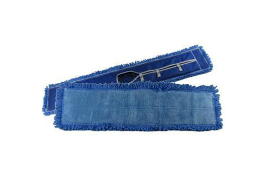24″ Cushion Microfiber Fringed Dust Mop Heads (6 Pack)