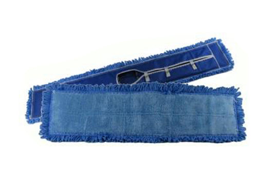 36″ Cushion Microfiber Fringed Dust Mop Heads (6 Pack)