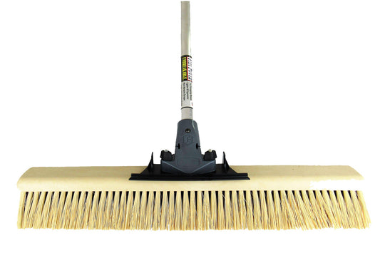 Food Industry Compliant 24″ Medium Foam Push Broom (6 Pack)